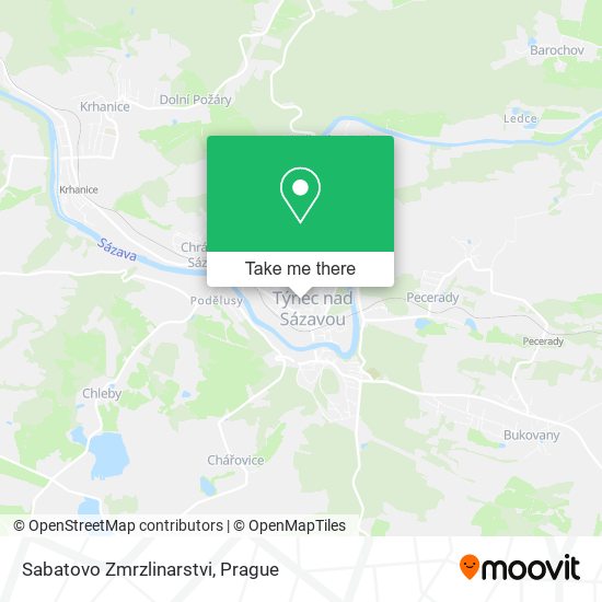 Sabatovo Zmrzlinarstvi map
