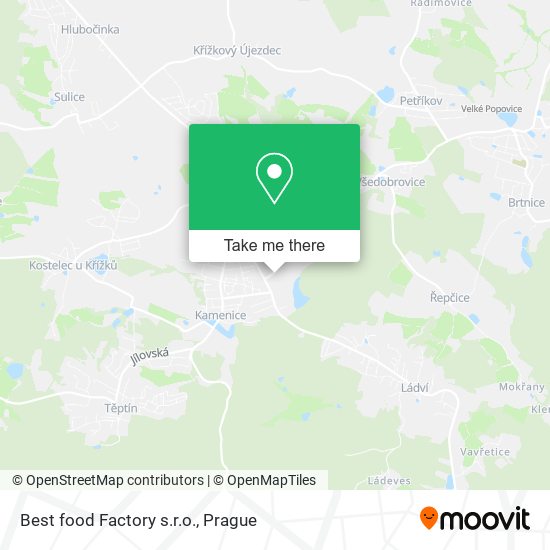 Best food Factory s.r.o. map
