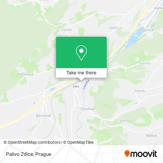 Карта Palivo Zdice