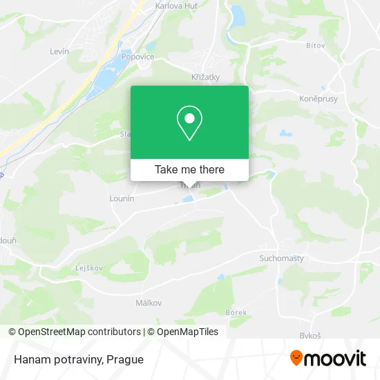 Карта Hanam potraviny