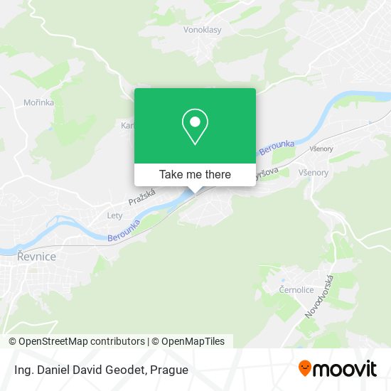 Карта Ing. Daniel David Geodet