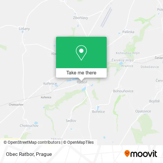 Карта Obec Ratbor