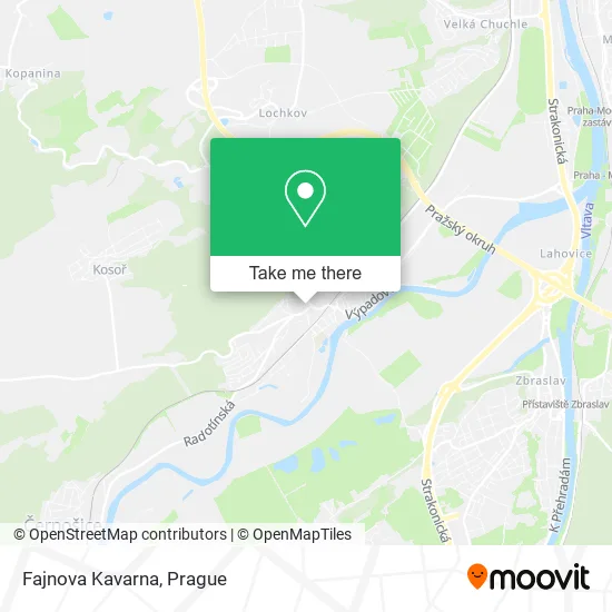 Fajnova Kavarna map