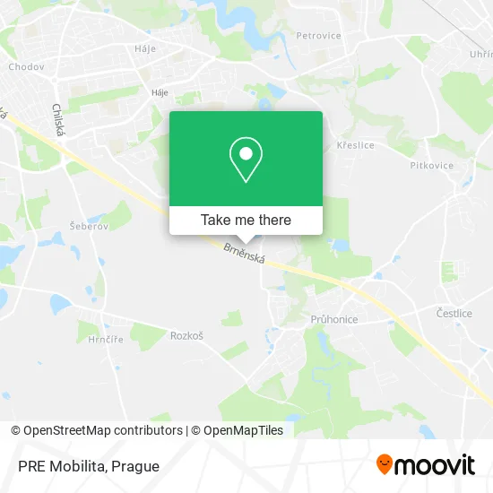 Карта PRE Mobilita