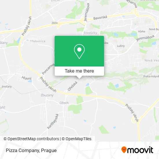 Карта Pizza Company