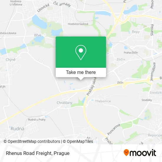 Карта Rhenus Road Freight