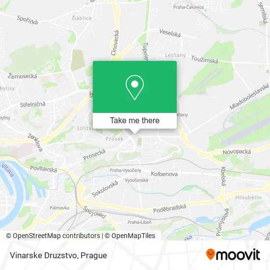 Vinarske Druzstvo map