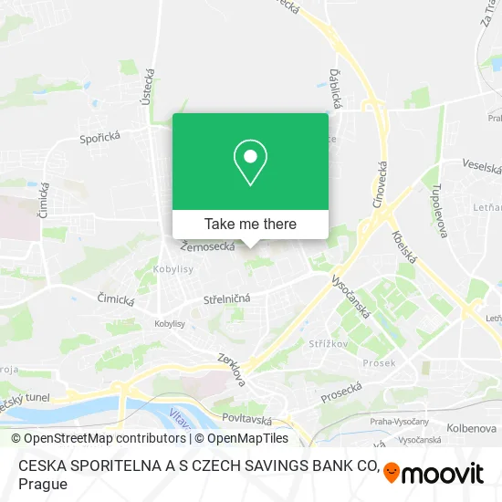 Карта CESKA SPORITELNA A S CZECH SAVINGS BANK CO