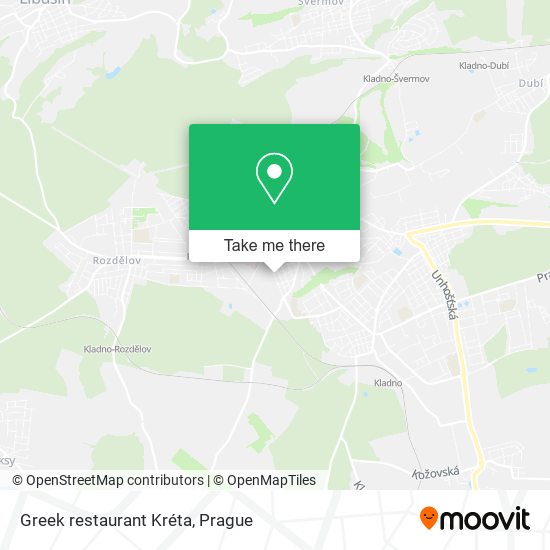 Greek restaurant Kréta map
