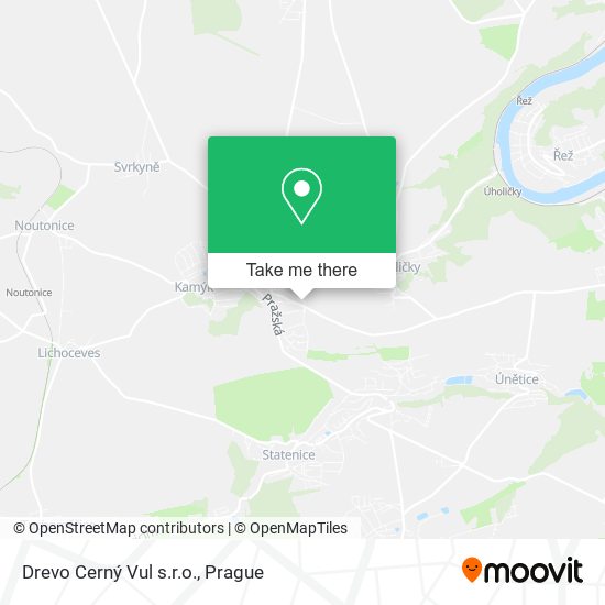 Drevo Cerný Vul s.r.o. map