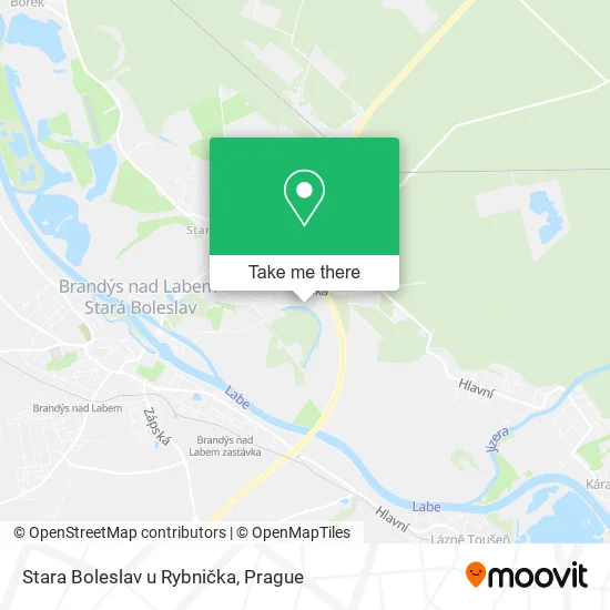 Карта Stara Boleslav u Rybnička