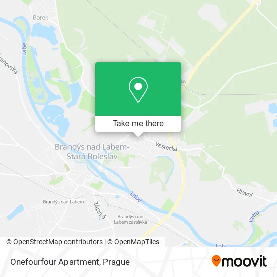 Карта Onefourfour Apartment