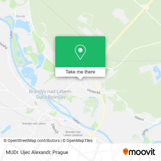 Карта MUDr. Ujec Alexandr