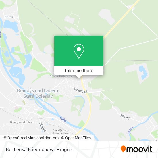 Bc. Lenka Friedrichová map