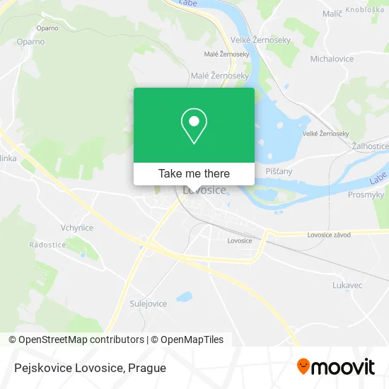 Карта Pejskovice Lovosice