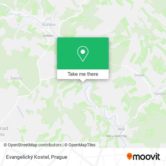 Evangelický Kostel map