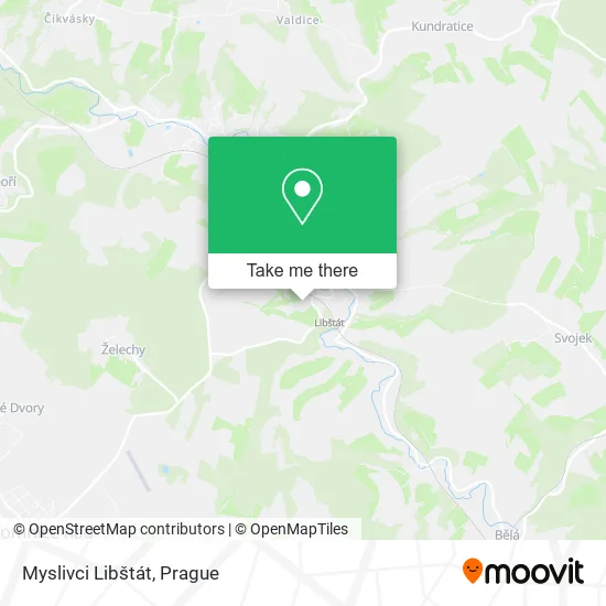 Карта Myslivci Libštát