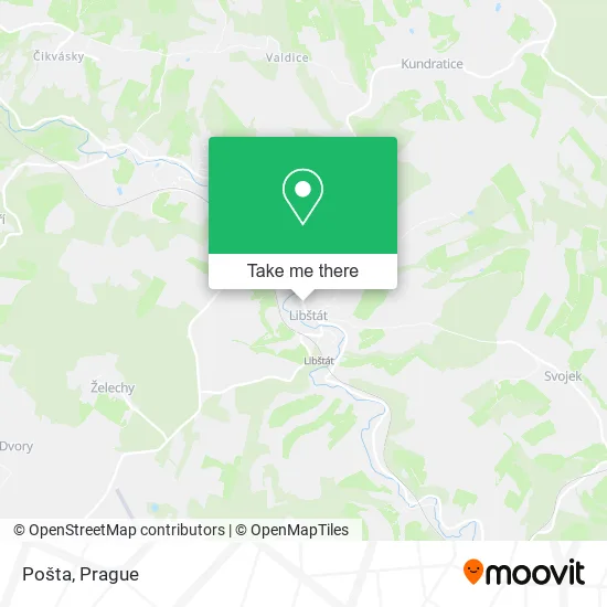Карта Pošta