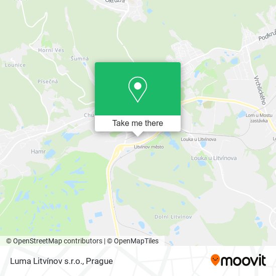 Luma Litvínov s.r.o. map