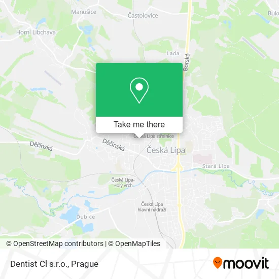 Карта Dentist Cl s.r.o.