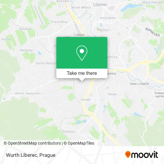 Карта Wurth Liberec