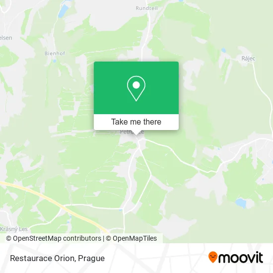 Карта Restaurace Orion