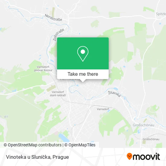 Карта Vinoteka u Sluníčka