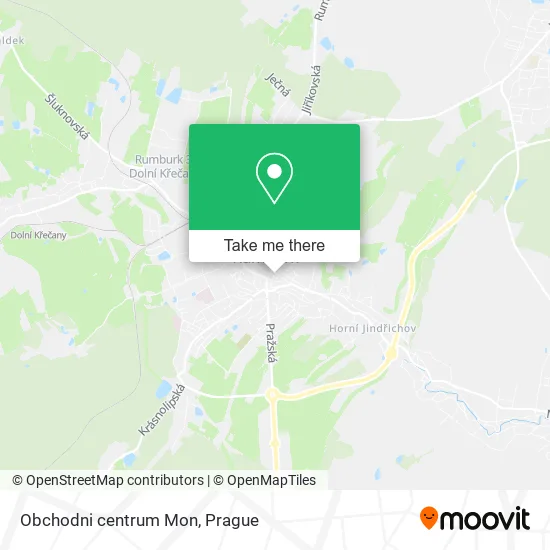 Карта Obchodni centrum Mon