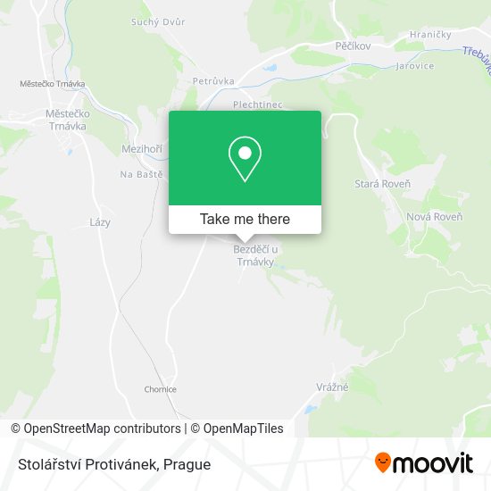 Stolářství Protivánek map