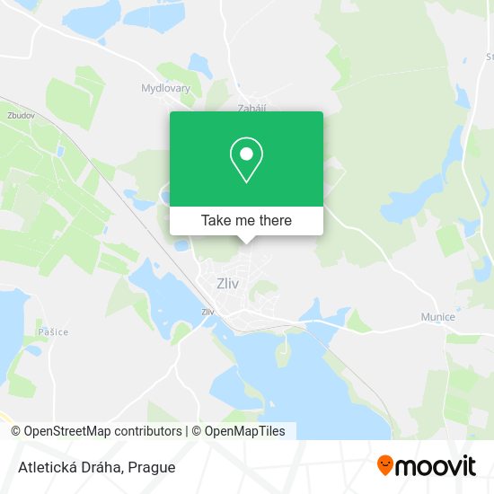 Atletická Dráha map