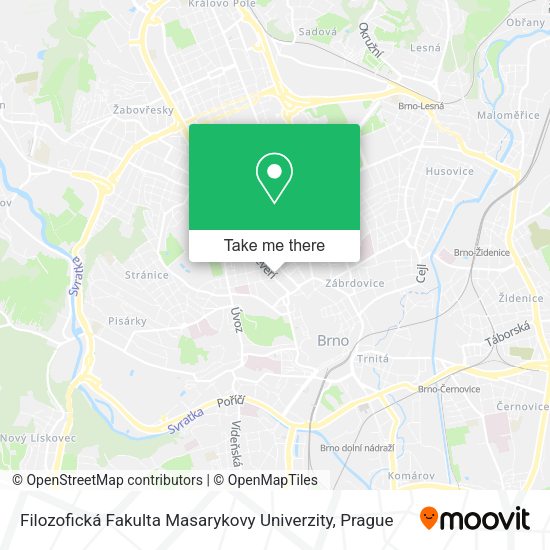 Filozofická Fakulta Masarykovy Univerzity map