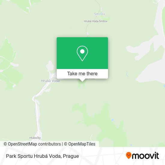 Park Sportu Hrubá Voda map