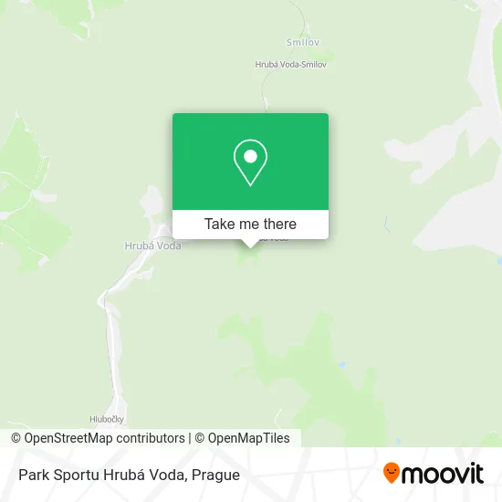 Карта Park Sportu Hrubá Voda