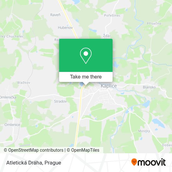 Карта Atletická Dráha