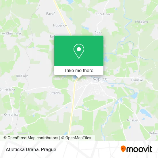 Карта Atletická Dráha