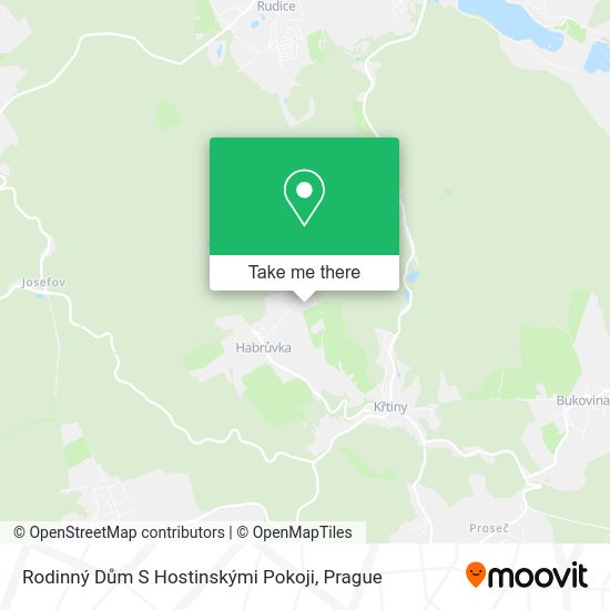 Rodinný Dům S Hostinskými Pokoji map