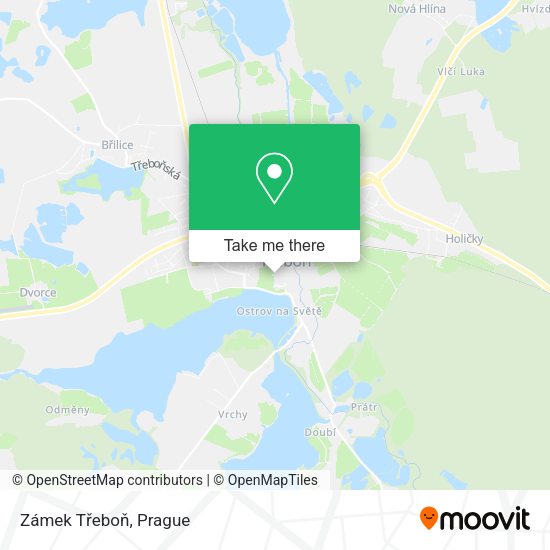 Zámek Třeboň map