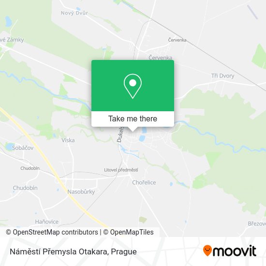 Náměstí Přemysla Otakara map