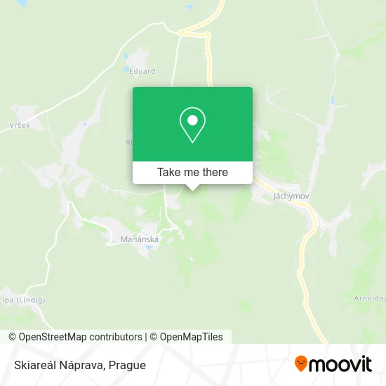 Карта Skiareál Náprava