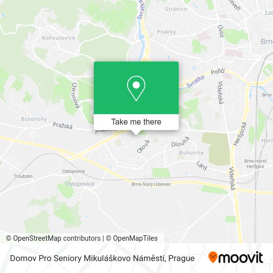 Domov Pro Seniory Mikuláškovo Náměstí map