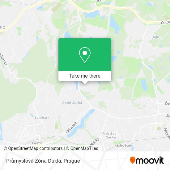 Průmyslová Zóna Dukla map