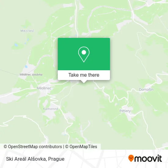 Карта Ski Areál Alšovka