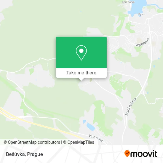 Карта Bešůvka