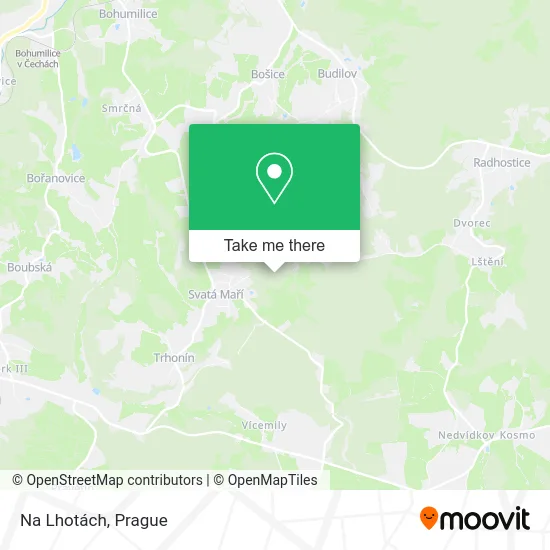 Карта Na Lhotách