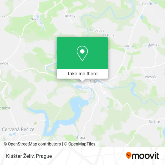 Карта Klášter Želiv