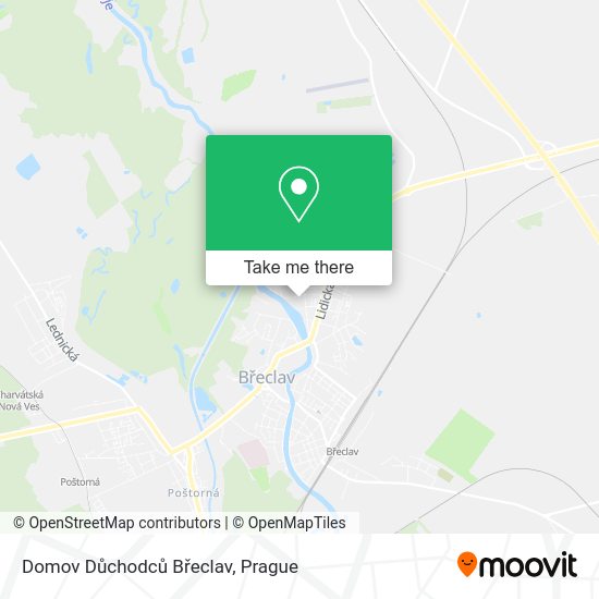 Domov Důchodců Břeclav map