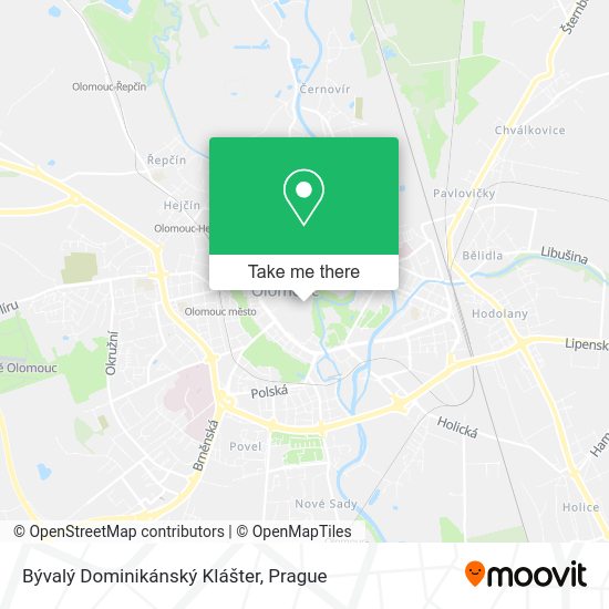 Bývalý Dominikánský Klášter map
