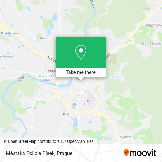 Městská Policie Písek map