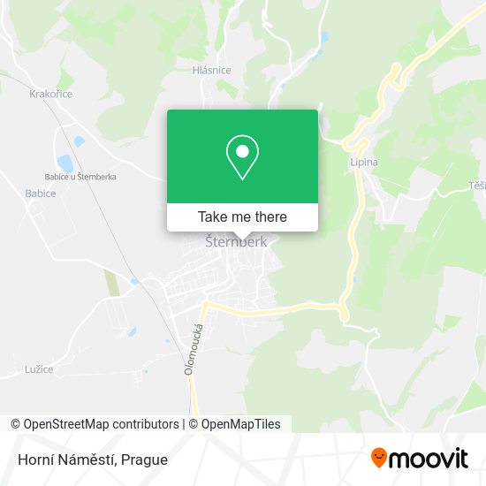 Horní Náměstí map