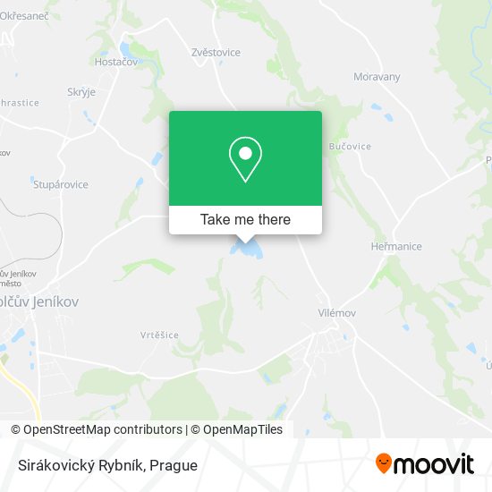 Sirákovický Rybník map